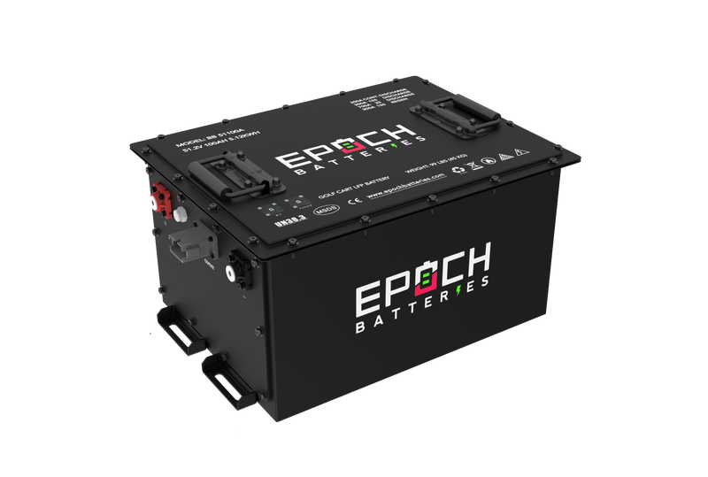 48V 100Ah (EZGO TXT) Lithium (LiFePO4) Golf Cart Battery - Complete Kit