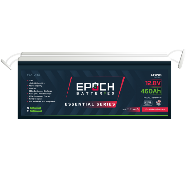 12V 460Ah | Heated & Bluetooth | LiFePO4 Battery - Epoch Essentials