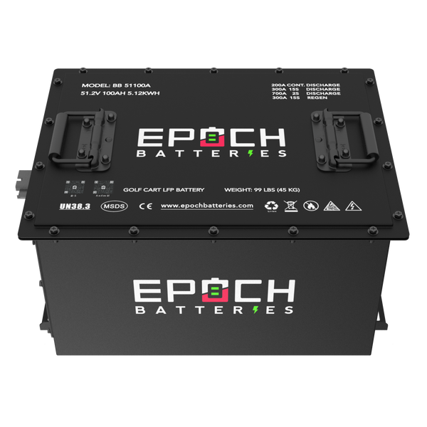 48V 100Ah (Other) Lithium (LiFePO4) Golf Cart Battery - Complete Kit